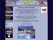Tablet Screenshot of cinedome-gastro.ch
